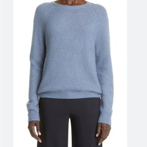 MaxMara Women's Finnici Cashmere Knit Sweater, Soft Blue, Size Medium